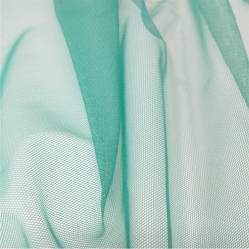 100% Polyester Hexagon Soft Tulle Fabric for Wedding Decoration