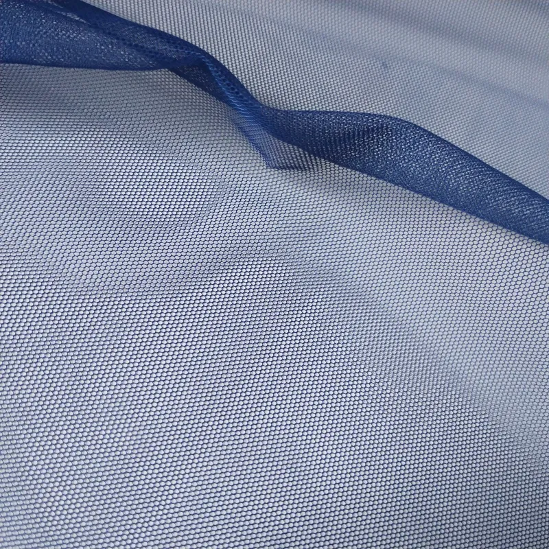 40D Soft Hexagon Polyeste Tulle Mesh Fabri for Couture and Event Decor