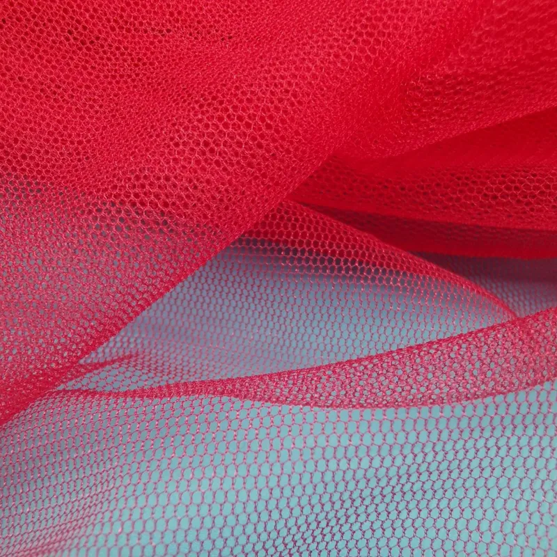 Lightweight Sheer Shiny Polyester Hexagon Mesh Tulle 100% Polyester  Netting Fabric for Tutus, Veils, and Party Decor