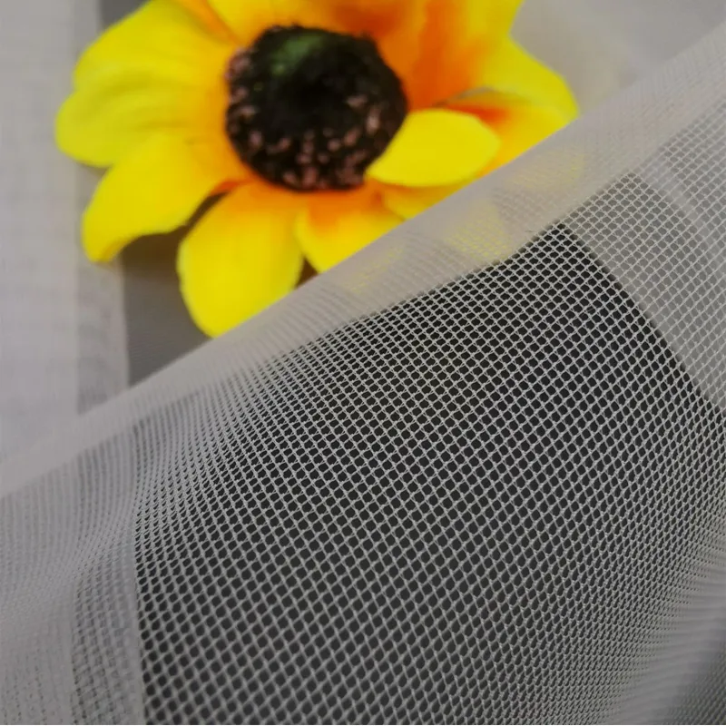 High-Quality 300cm Wide Ultra-Fine Polyester Bridal Illusion Mesh Tulle Fabric