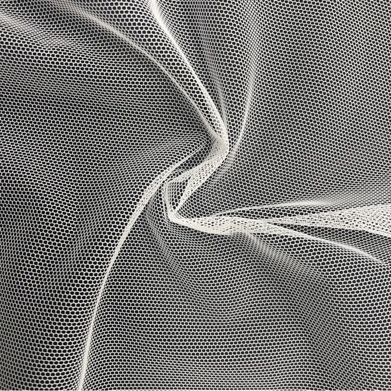 20D Lightweight Shiny 100%Polyester Raschel Tulle Mesh Fabric
