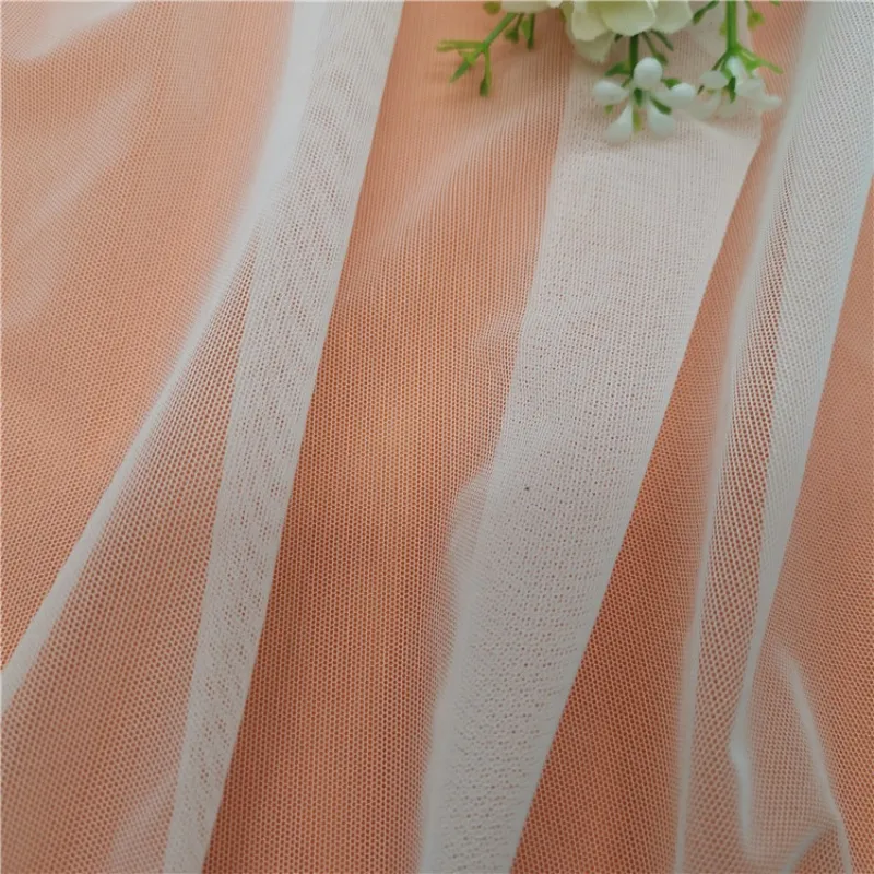 88.5% Nylon 11.5% Spandex 4-Way Stretch Power Mesh Tulle Fabric for Lingerie and Activewear