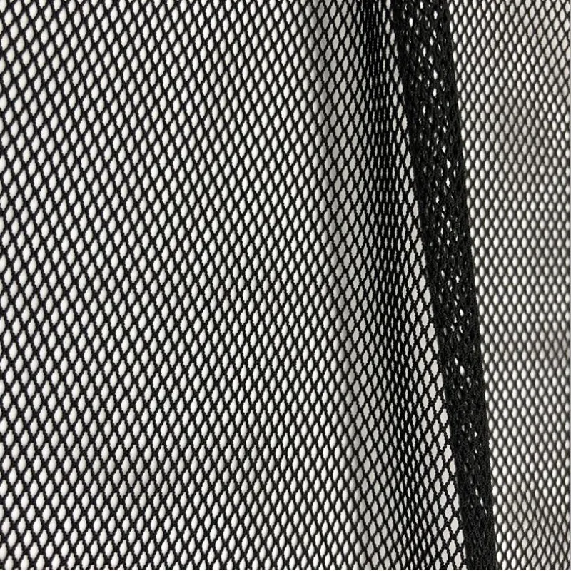 100GSM 93% Nylon 7% Spandex 4-Way Stretch Power Mesh Tulle Fabric For Lingerie, Apparel