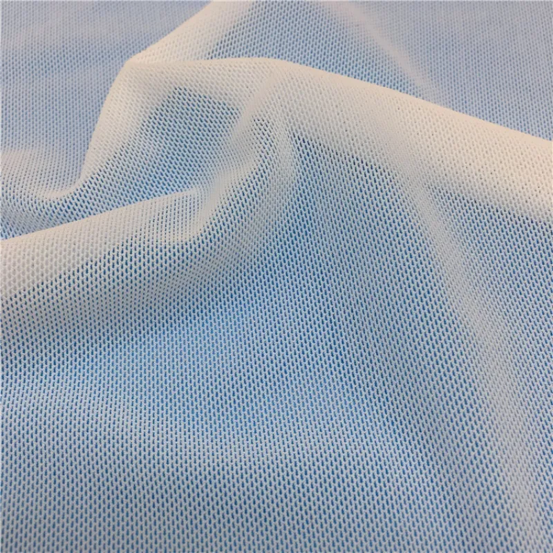 94% Nylon 6% Spandex Soft Stretchy Powernet Mesh Tulle Fabric for Lingerie