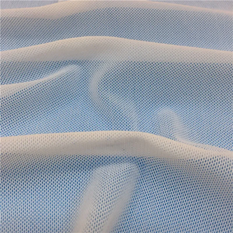 94% Nylon 6% Spandex Soft Stretchy Powernet Mesh Tulle Fabric for Lingerie
