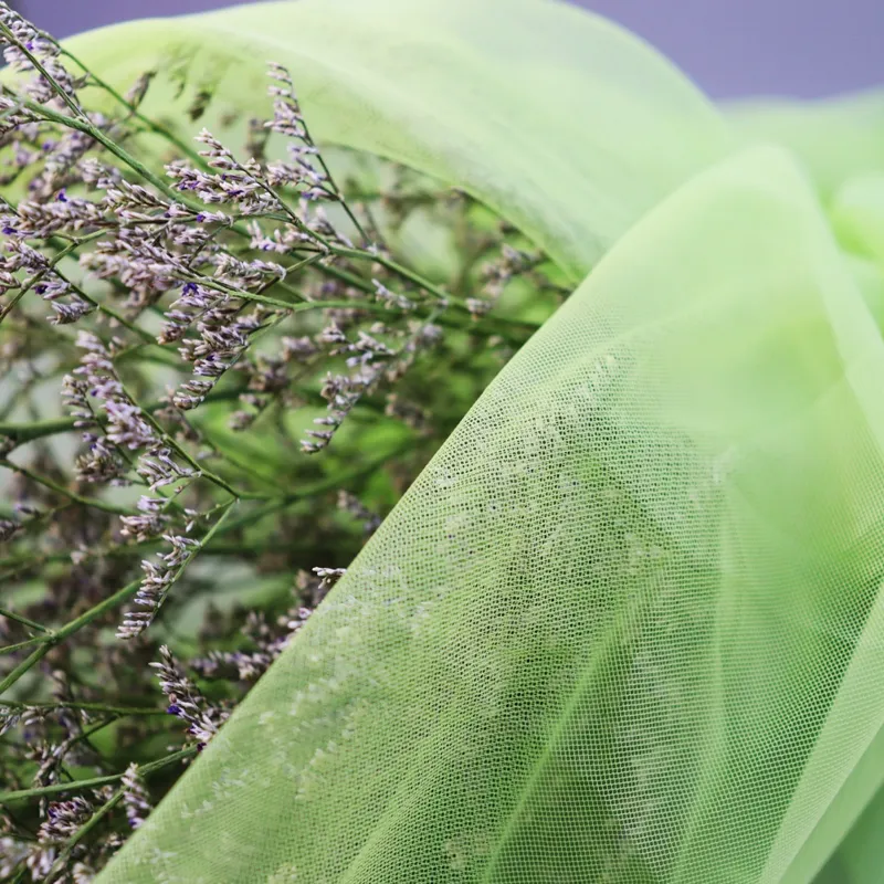 Premium 30D Multifilament 100%Polyester Soft Mesh Netting Fabric