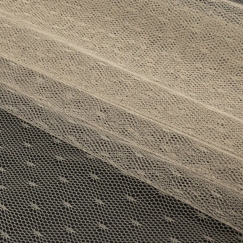 100% Polyester Soft Point D'Esprit Swiss Dots Tulle Fabric For Dress
