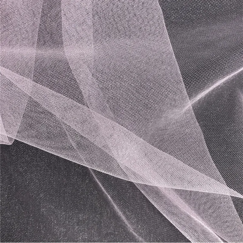 Premium 20D 100% Nylon American Net Shiny Micro Tulle Fabric