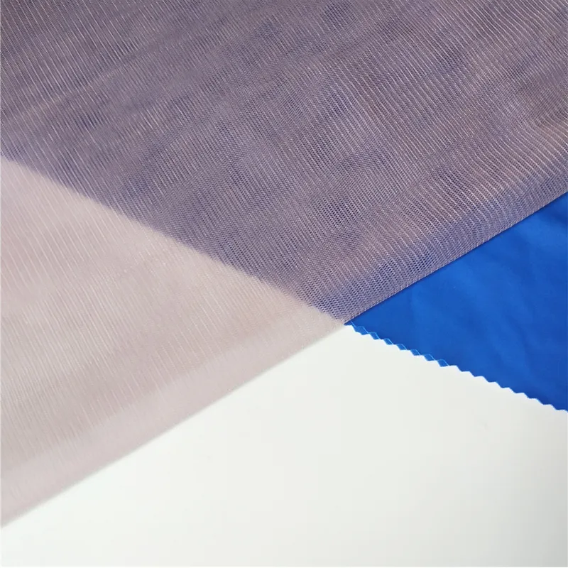 Ultra Soft 30D 100%Nylon Sheer Hexagon Tulle Mesh Fabric