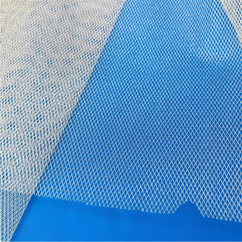 Soft Shiny 100% Nylon Tulle Netting Fabric For Bridal, Party Decor