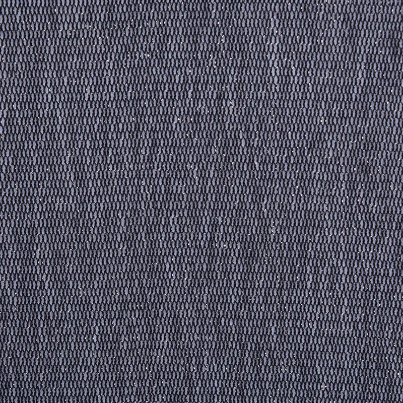 94%Nylon 6%Metallic Power Stretch Mesh Tulle Fabric