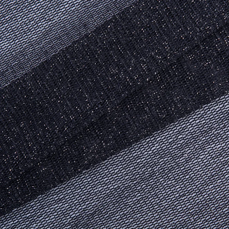 94%Nylon 6%Metallic Power Stretch Mesh Tulle Fabric