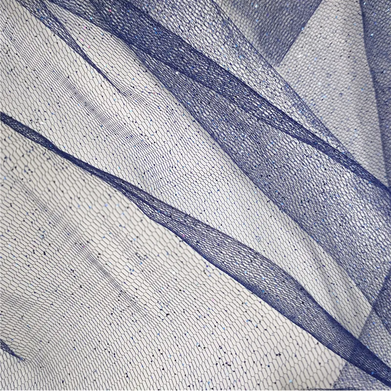 Sparkle Glitter Shiny Mesh Tulle Fabric For Wedding Veils
