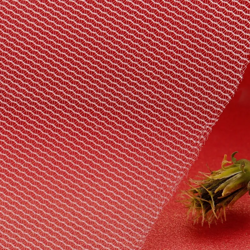 20D Polyester Breathable Wavy Tricot Mesh Tulle Fabric For Lining, Organizers & Fashion Tote Bags