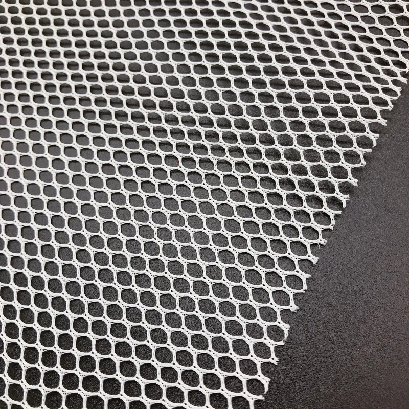 100% Polyester Durable Hexagon Stiff Hard Mesh Net Fabric