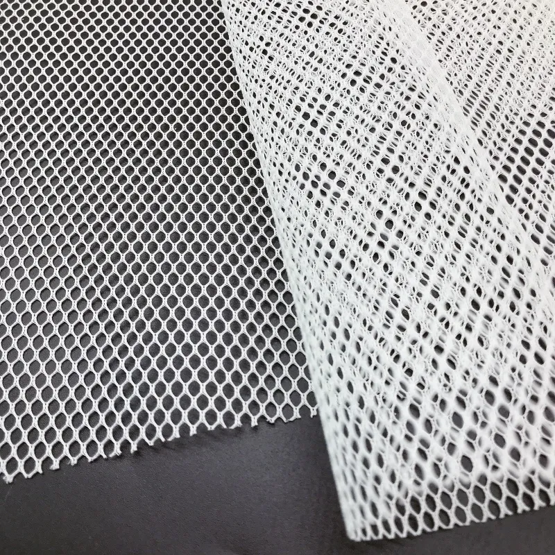 100% Polyester Durable Hexagon Stiff Hard Mesh Net Fabric