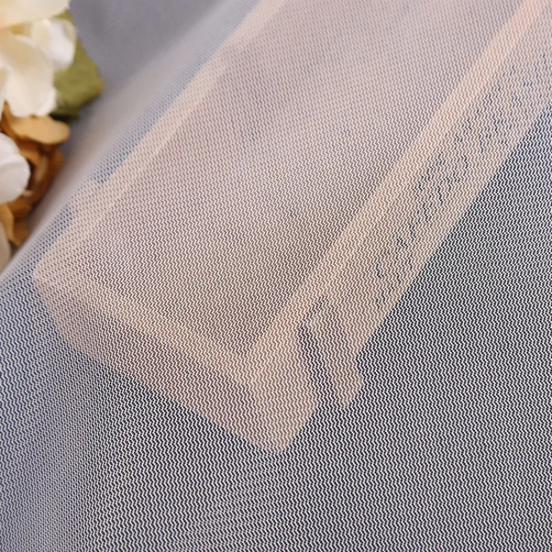 Premium Polyester Durable Breathable Double-line Wavy Plain Tricto Mesh Fabric For Laundry Bag