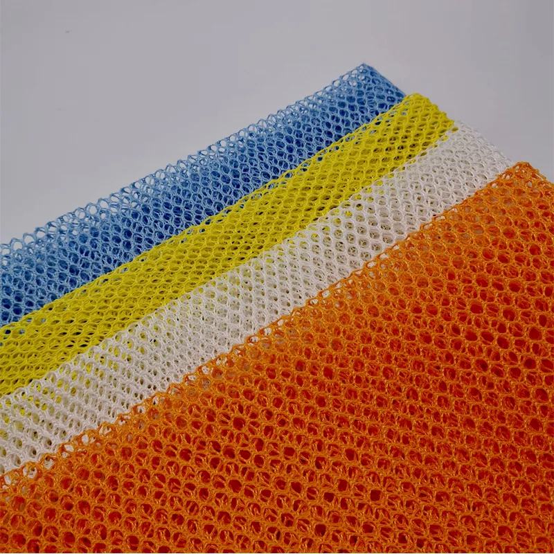 Polyester Heavy-Duty Hexagonal Netting Dive Bag Mesh Fabric for Laundry Wash Bags, Beach Totes