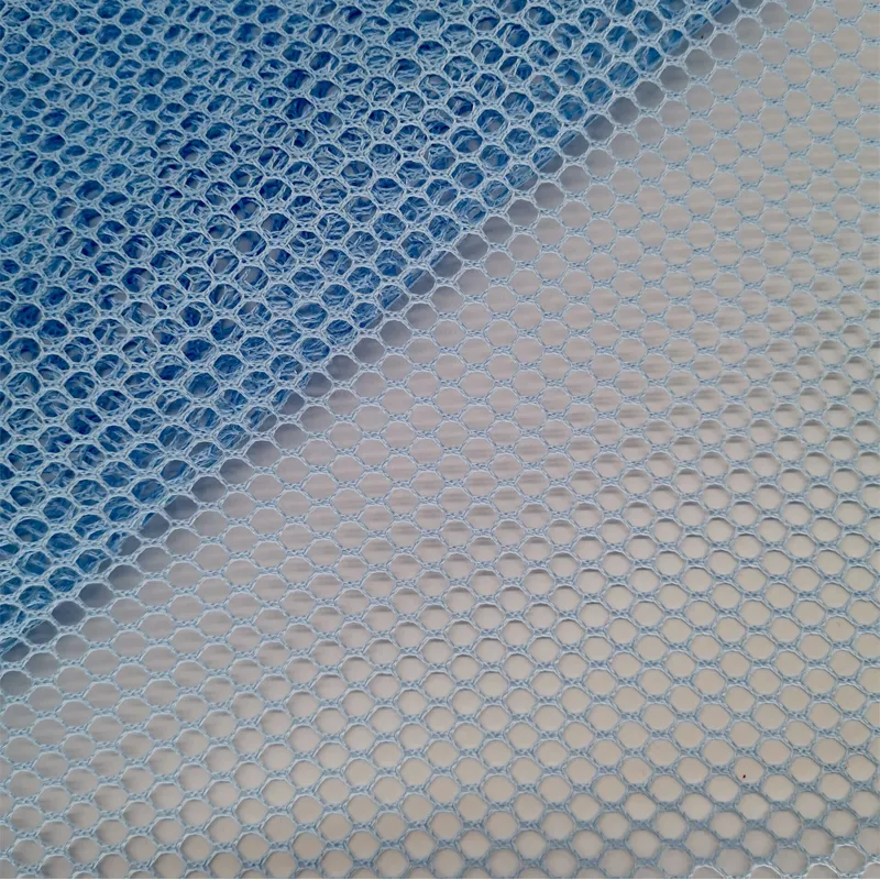 Polyester Heavy-Duty Hexagonal Netting Dive Bag Mesh Fabric for Laundry Wash Bags, Beach Totes