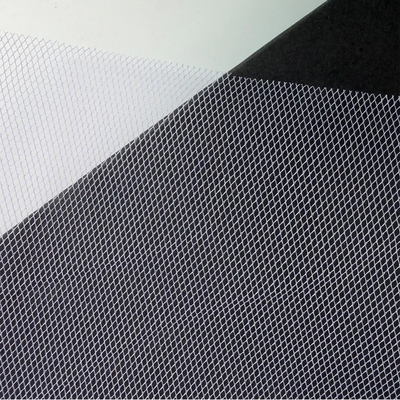 Polyester Hard Diamond Mesh Net Fabric for Crinolin