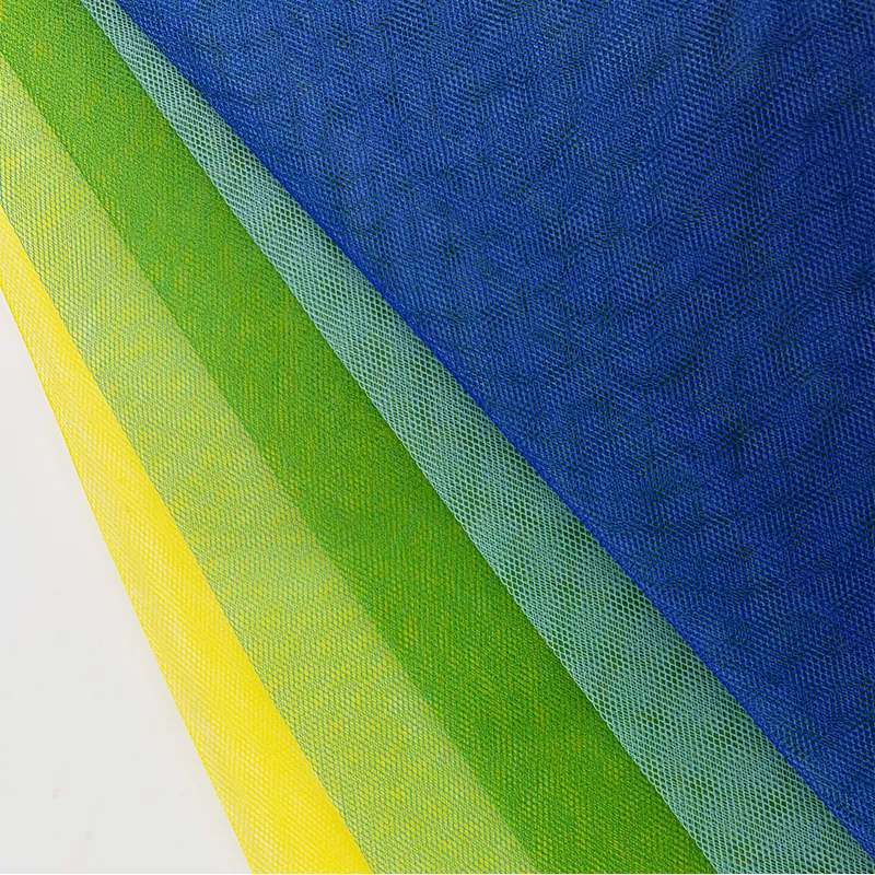 Polyester Hard Diamond Mesh Net Fabric for Crinolin