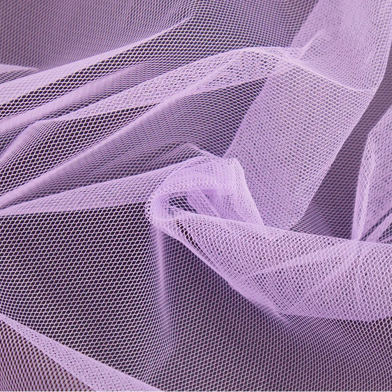 Polyester Hard Diamond Mesh Net Fabric for Crinolin