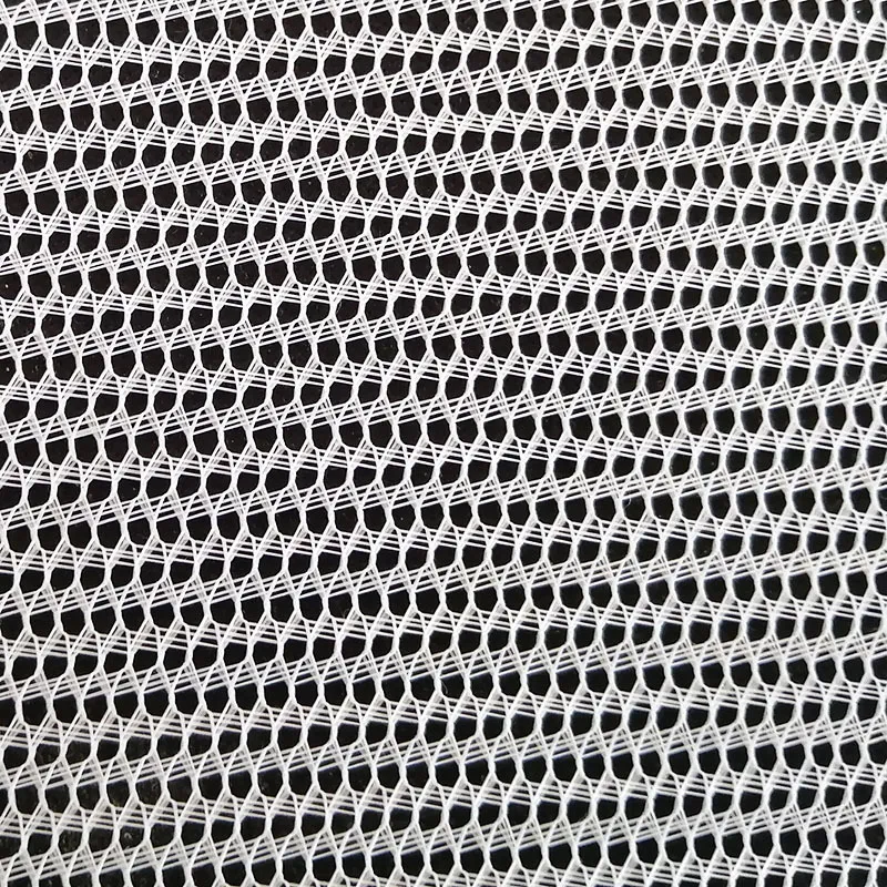 100% Polyester Stiff Hard Mesh Fabric for Hats Caps