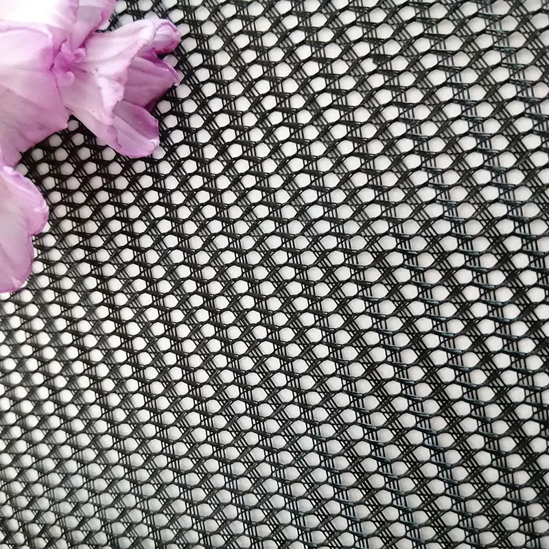 100% Polyester Stiff Hard Mesh Fabric for Hats Caps