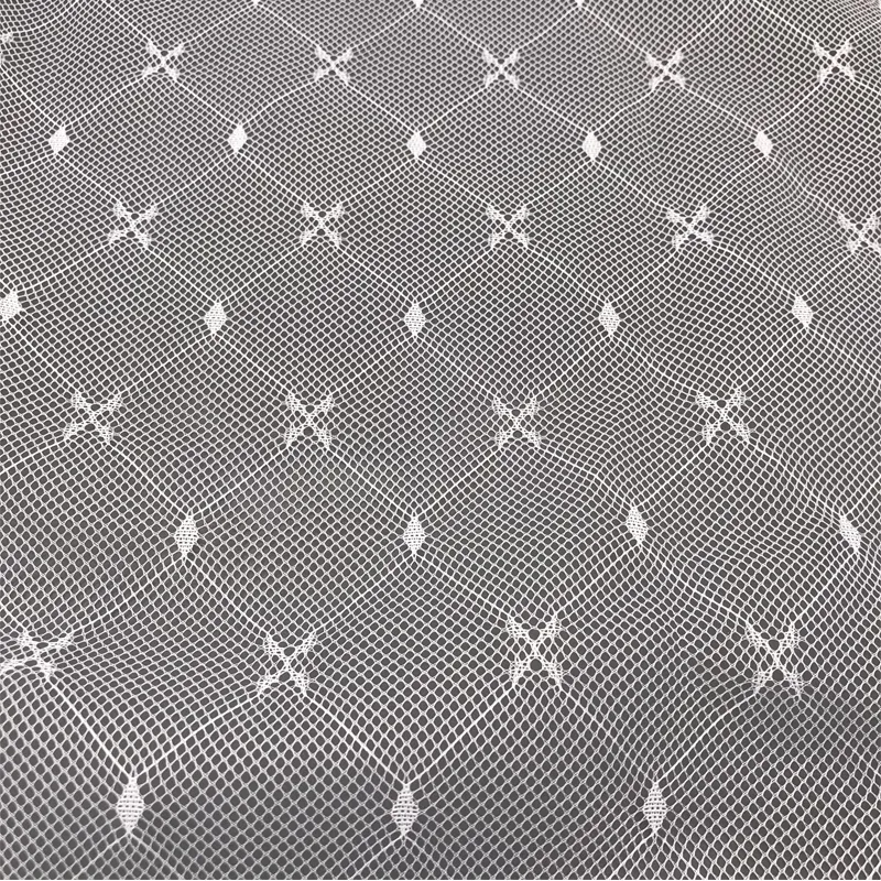 Breathable retro Jacquard Mosquito Netting Fabric for Bed Canopies, Baby Cribs & Fashion Overlays