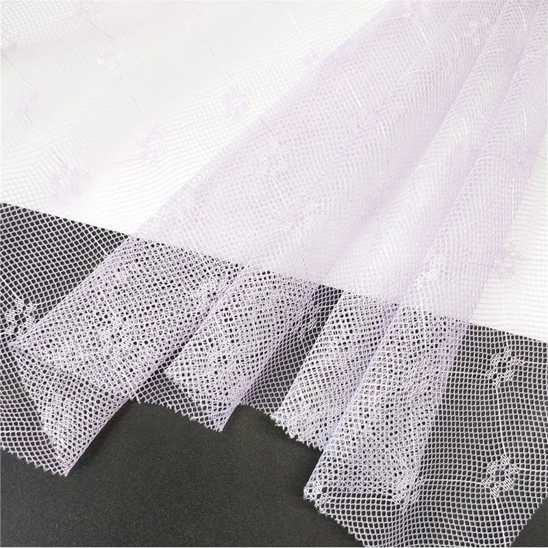 Breathable retro Jacquard Mosquito Netting Fabric for Bed Canopies, Baby Cribs & Fashion Overlays