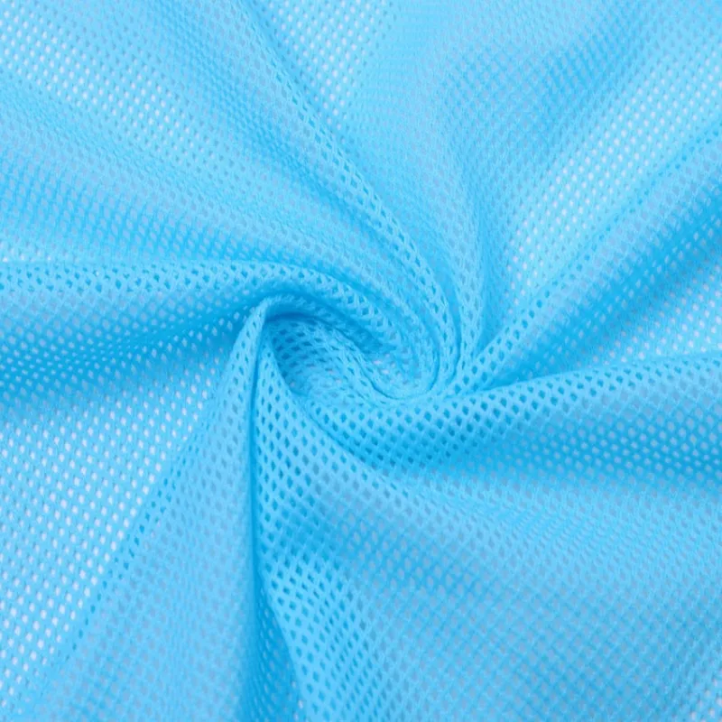 DTY Polyester Breathable Ssquare Knit Diamond Mesh For Sportswear, Lining & Laundry Bags