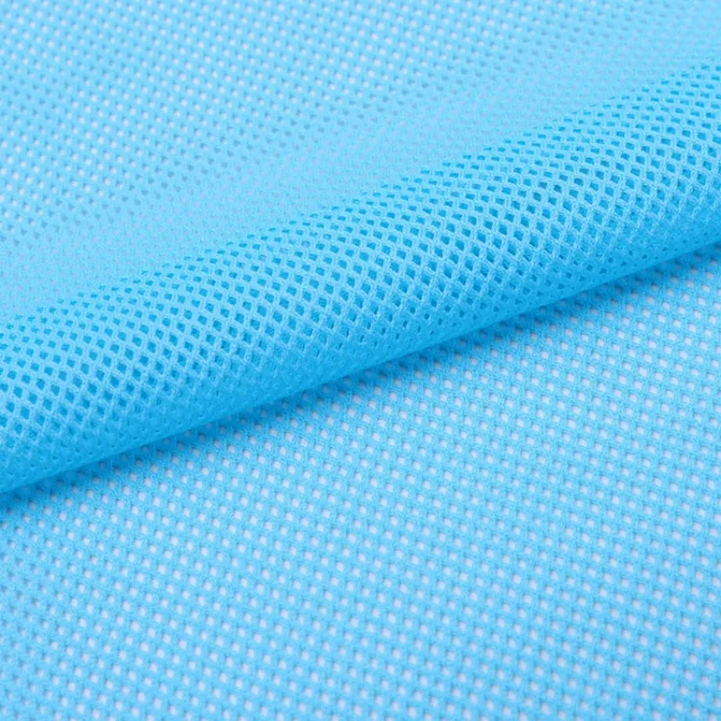 DTY Polyester Breathable Ssquare Knit Diamond Mesh For Sportswear, Lining & Laundry Bags