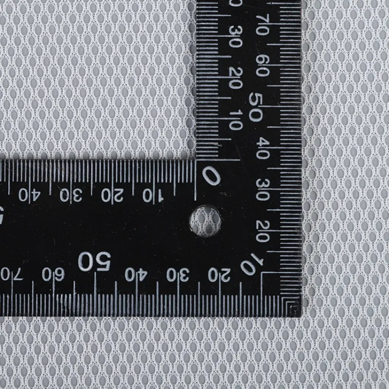 Breathable Lightweight Polyester Round Mesh Knit Fabric