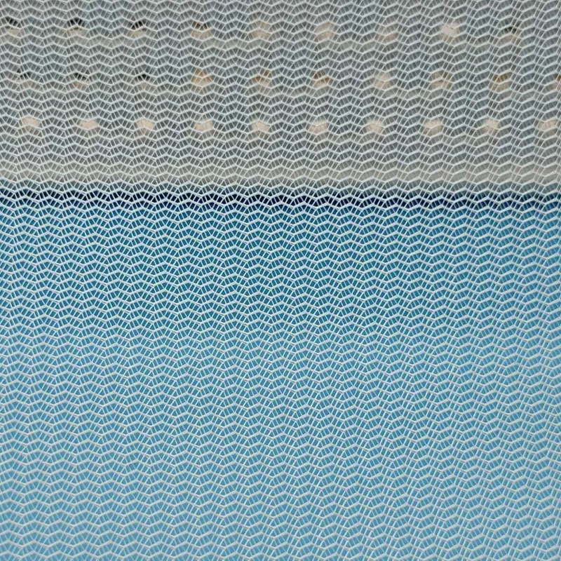 Durable 100% Polyester Breathable Wave Pattern Tricot Mesh Fabric