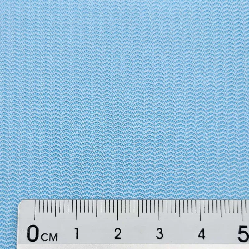 Durable 100% Polyester Breathable Wave Pattern Tricot Mesh Fabric