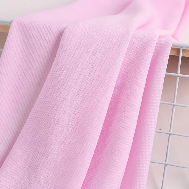Breathable Moisture-wicking 100% Polyester Birdeye Mesh Fabric for Sportswear