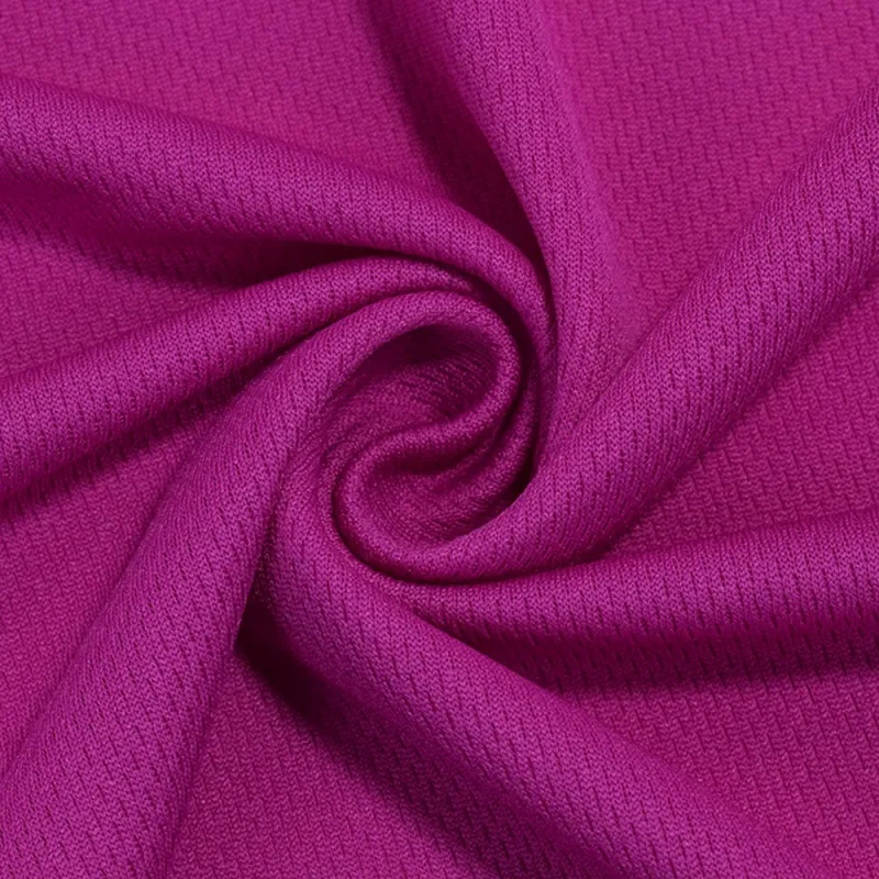 Breathable Moisture-wicking 100% Polyester Birdeye Mesh Fabric for Sportswear