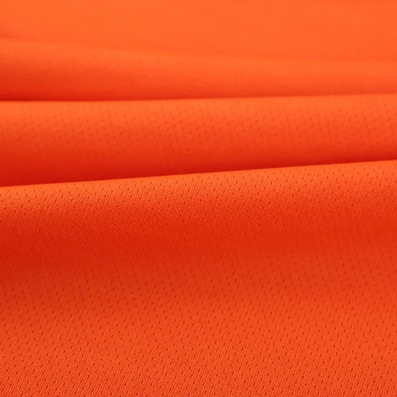 Breathable Quick-Dry Pin Hole Knit Mesh Sports Fabric for Running, Gym Wear