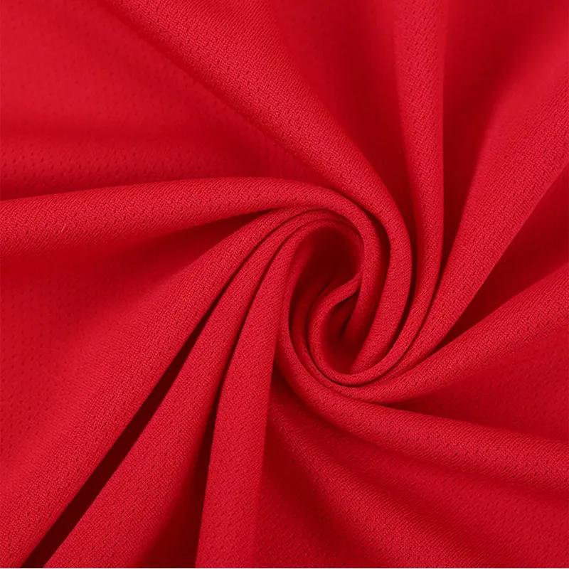 Breathable Quick-Dry Pin Hole Knit Mesh Sports Fabric for Running, Gym Wear