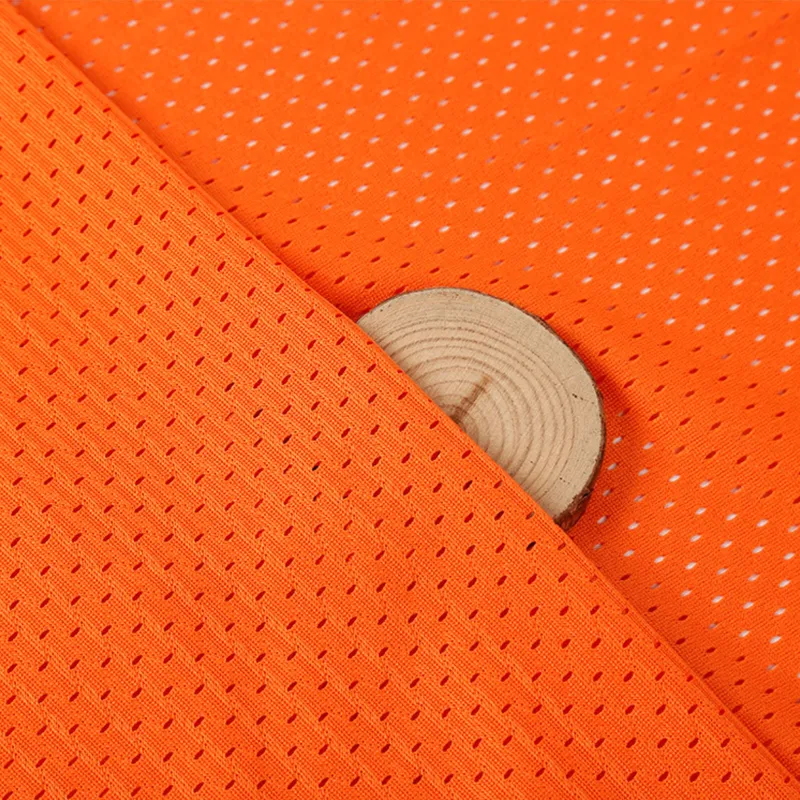 100% Polyester Breathable Jersey Mesh Fabric for Activewear
