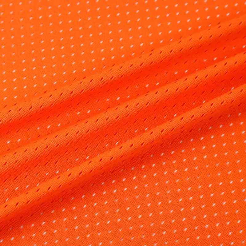 100% Polyester Breathable Jersey Mesh Fabric for Activewear