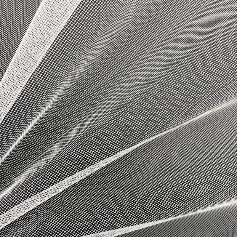 100% Nylon Hard American Net Mesh Fabric for Bridal Petticoats, Tutus, and Decorative Crafts