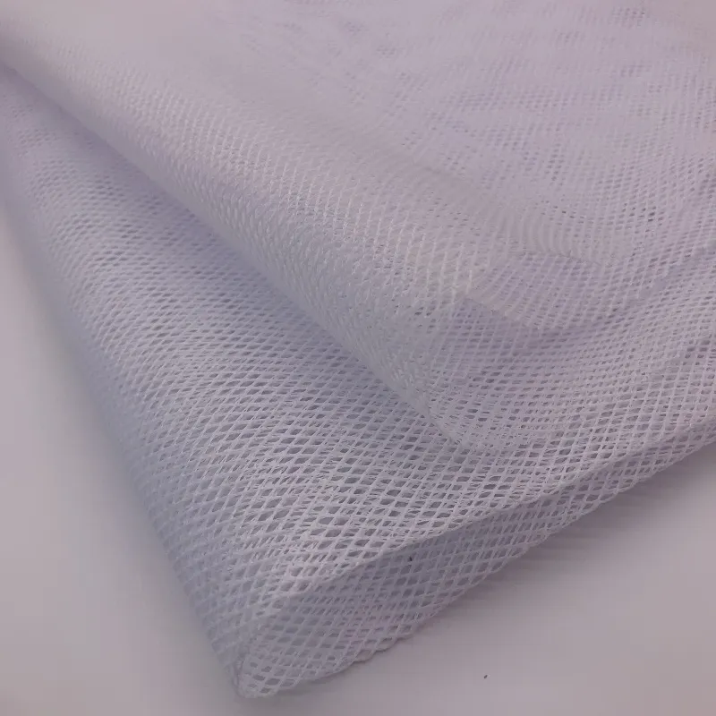100% Nylon Super Stiff Hard Cancan Net Mesh Fabric For Voluminous Petticoats