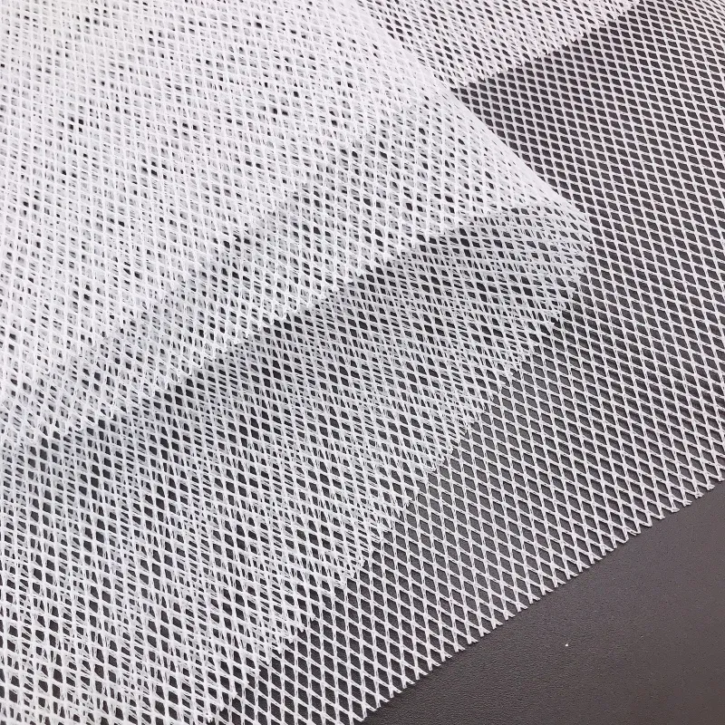 100% Nylon Super Stiff Hard Cancan Net Mesh Fabric For Voluminous Petticoats