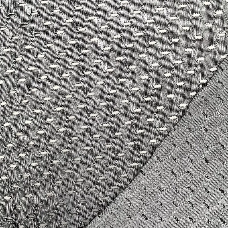 86% Polyester 14% Spandex Quick-Dry Netting Mesh Fabric for Sportswear & Jersey