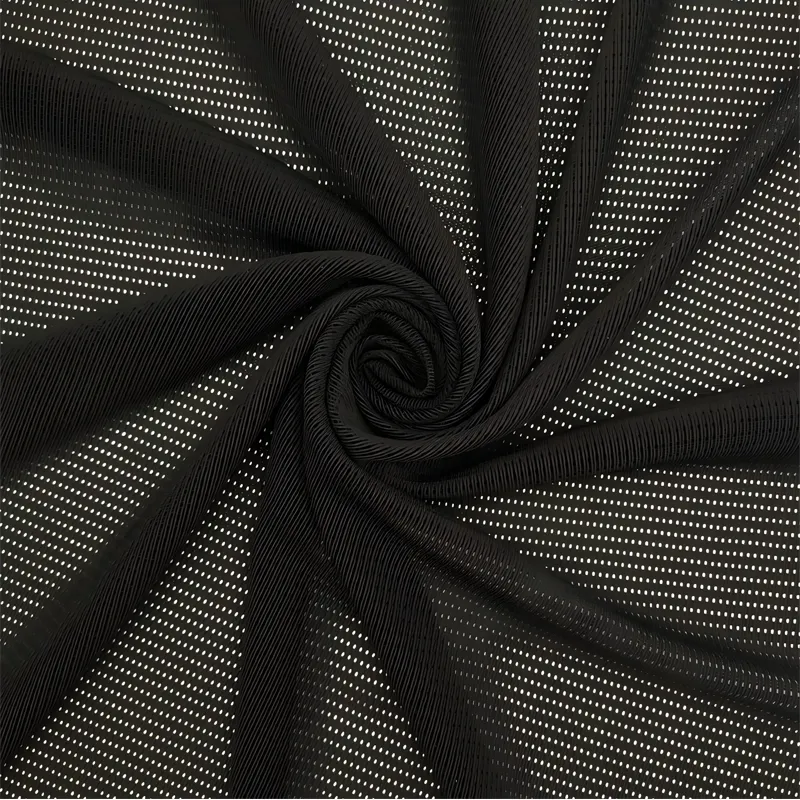 90% Polyester 10% Spandex Vertical Rectangular Eyelet Breathable Quick-Dry Performance Netting Mesh Fabric for Athletic Jerseys & Sportswear