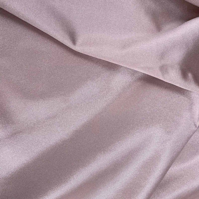 90% Nylon 10% Spandex Soft Shimmer 4-Way Stretch Satin Net Fabric for Lingerie, Waitsbands