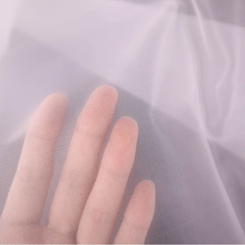 High Density Lightweight 100% Nylon Mesh Crinlone Fabric