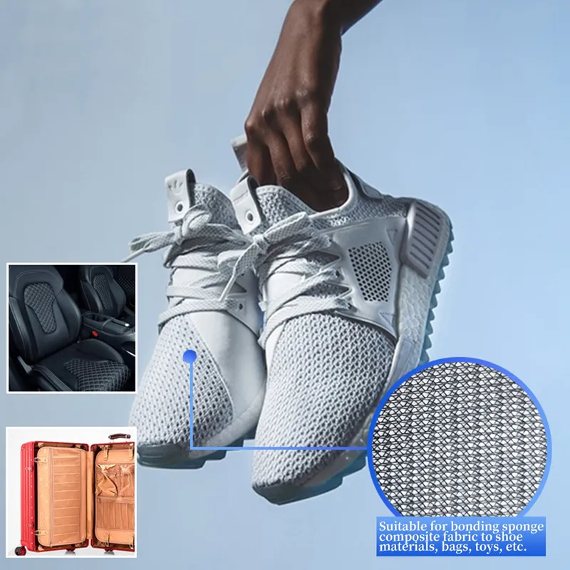 100% Polyester Warp Knitted Tricot Fabric High Abrasion Resistance Substrates Textile For Bonding And Lamination