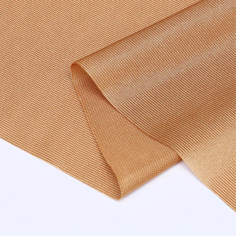 50D 100% Polyester Shiny Smooth Tricot Fabric For Lining And Apparel